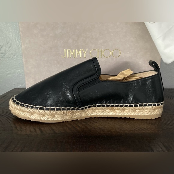 Jimmy Choo Lichi Flat black shoes size 38 - Picture 15 of 16